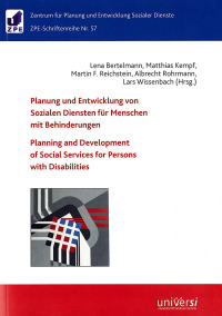 Planung und Entwicklung von Sozialen Diensten für Menschen mit Behinderungen