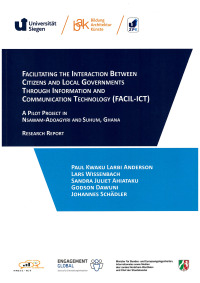 FACILITATING THE INTERACTION BETWEEN CITIZENS AND LOCAL GOVERNMENTS THROUGH INFORMATION AND COMMUNICATION TECHNOLOGY (FACIL‐ICT)