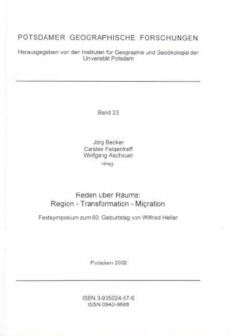 Reden über Räume: Region – Transformation – Migration
