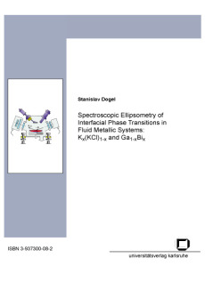 Spectroscopic ellipsometry of interfacial phase transitions in fluid metallic systems: Kx(KCl)1-x and Ga1-xBix