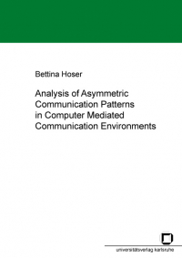 Analysis of asymmetric communication patterns in computer mediated communication environments