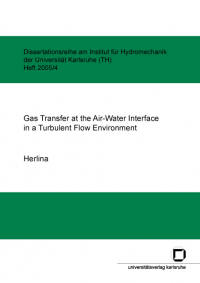 Gas transfer at the air-water interface in a turbulent flow environment