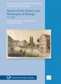 Annals of the History and Philosophy of Biology 10/2005