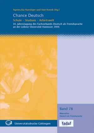 Chance Deutsch : Schule – Studium – Arbeitswelt