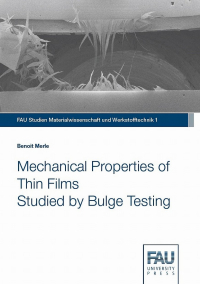 Mechanical properties of thin films studied by bulge testing