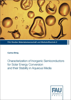 Characterization of Inorganic Semiconductors for Solar Energy Conversion and their Stability in Aqueous Media