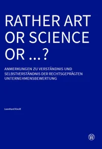 Rather Art or Science or ... ?