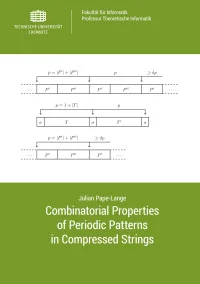 Combinatorial Properties of Periodic Patterns in Compressed Strings