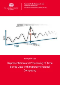Representation and Processing of Time Series Data with Hyperdimensional Computing