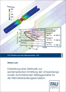 Erarbeitung einer Methodik zur semiempirischen Ermittlung der Umwandlungskinetik durchhärtender Wälzlagerstähle für die Wärmebehandlungssimulation