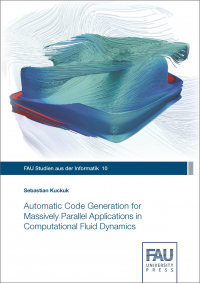 Automatic Code Generation for Massively Parallel Applications in Computational Fluid Dynamics