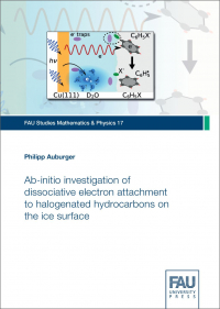 Ab-initio investigation of dissociative electron attachment to halogenated hydrocarbons on the ice surface