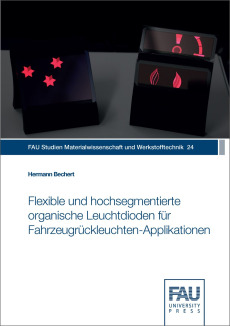 Flexible und hochsegmentierte organische Leuchtdioden für Fahrzeugrückleuchten‐Applikationen