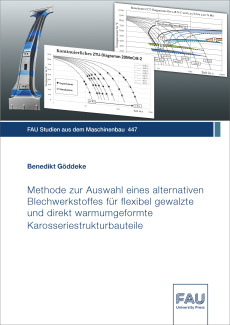 Methode zur Auswahl eines alternativen Blechwerkstoffes für flexibel gewalzte und direkt warmumgeformte Karosseriestrukturbauteile