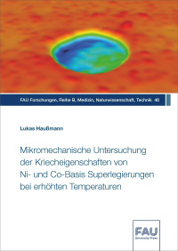 Mikromechanische Untersuchung der Kriecheigenschaften von Ni- und Co-Basis Superlegierungen bei erhöhten Temperaturen