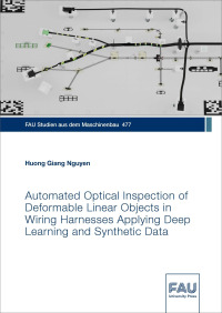 Automated Optical Inspection of Deformable Linear Objects in Wiring Harnesses Applying Deep Learning and Synthetic Data