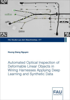 Automated Optical Inspection of Deformable Linear Objects in Wiring Harnesses Applying Deep Learning and Synthetic Data