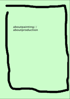 about painting // about production