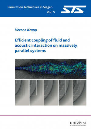 Efficient coupling of fluid and acoustic interaction on massively parallel systems