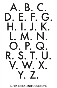 Alphabetical Introductions
