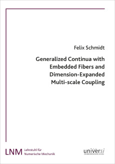 Generalized Continua with Embedded Fibers and Dimension-Expanded Multi-scale Coupling