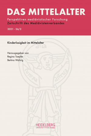 Das Mittelalter. Perspektiven mediävistischer Forschung : Zeitschrift… / 2021, Band 26, Heft 2