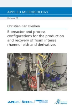 Bioreactor and process configurations for the production and recovery of foam intense rhamnolipids and derivatives