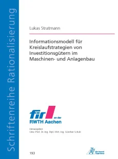 Informationsmodell für Kreislaufstrategien von Investitionsgütern im Maschinen- und Anlagenbau