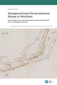 Handgezeichnete Karten kleinerer Räume in Westfalen