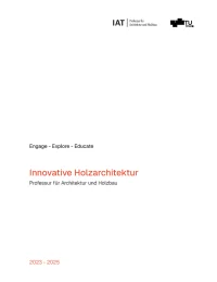 Innovative Holzarchitektur