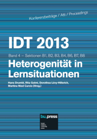 IDT 2013 Band 4 - Heterogenität in Lernstituationen